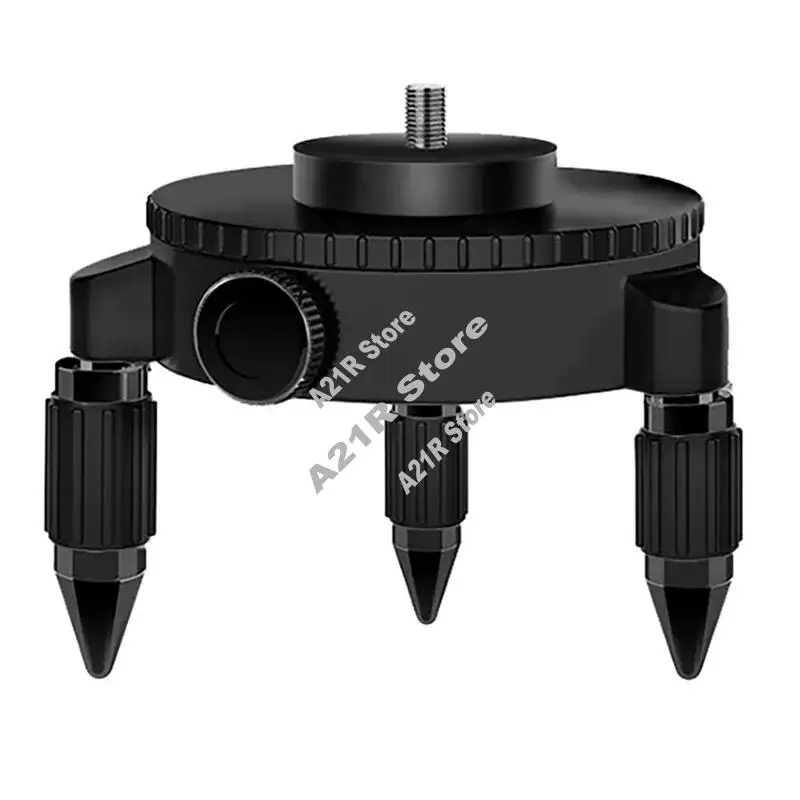 A21I-Conjunto de acessórios auxiliares de medição de nível universal de 3 peças de base rotativa ajustável/plataforma de elevação/suporte de montagem na parede