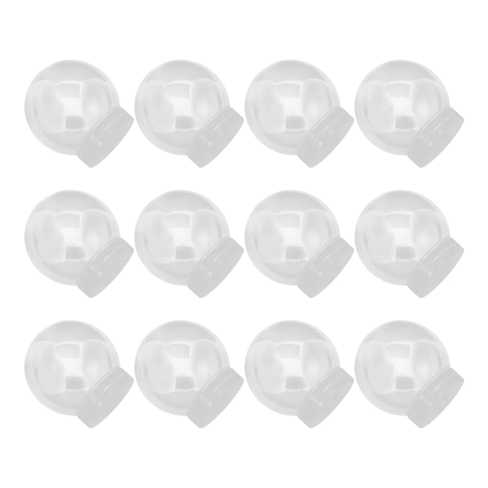 

12 Pcs Water Ball Candy Bottle Clear Globe Snow Container Snowglobe Multi-use Empty Small Plastic Bulk Transparent Crafts DIY