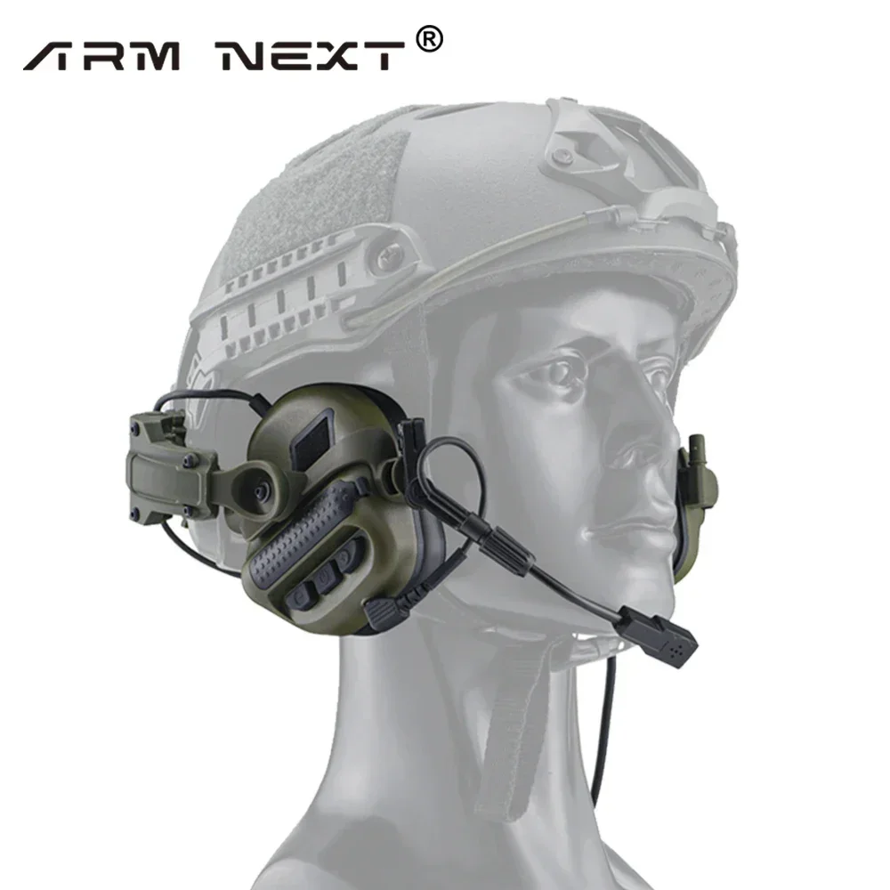 ARM NEXT Tactical Headset Without Pickup and Active Noise Reduction Helmet Version Shooting Earphone Communication headphones