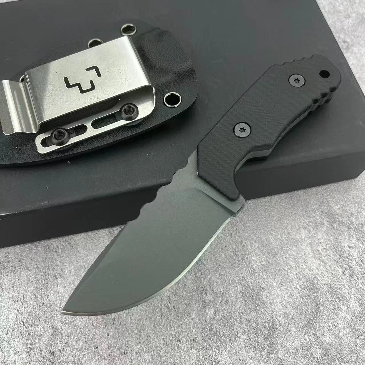 

High Hardness Tactical Knife - 8Cr13Mov Blade, Outdoor Pocket Utility Multi-purpose Adventure Survival Fixed Blade Knife, G10