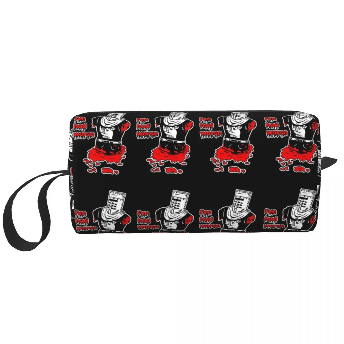 Monty Python Black Knight Makeup Bag Cosmetic Organizer Storage Dopp Kit Toiletry Cosmetic Bag Women Beauty Travel Pencil Case