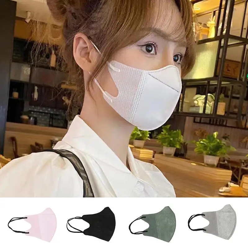 50Pcs 3D Protective Masks Efficient Protection Breathable Fashion Protective Masks Fashionable Face Masks Disposable Masks