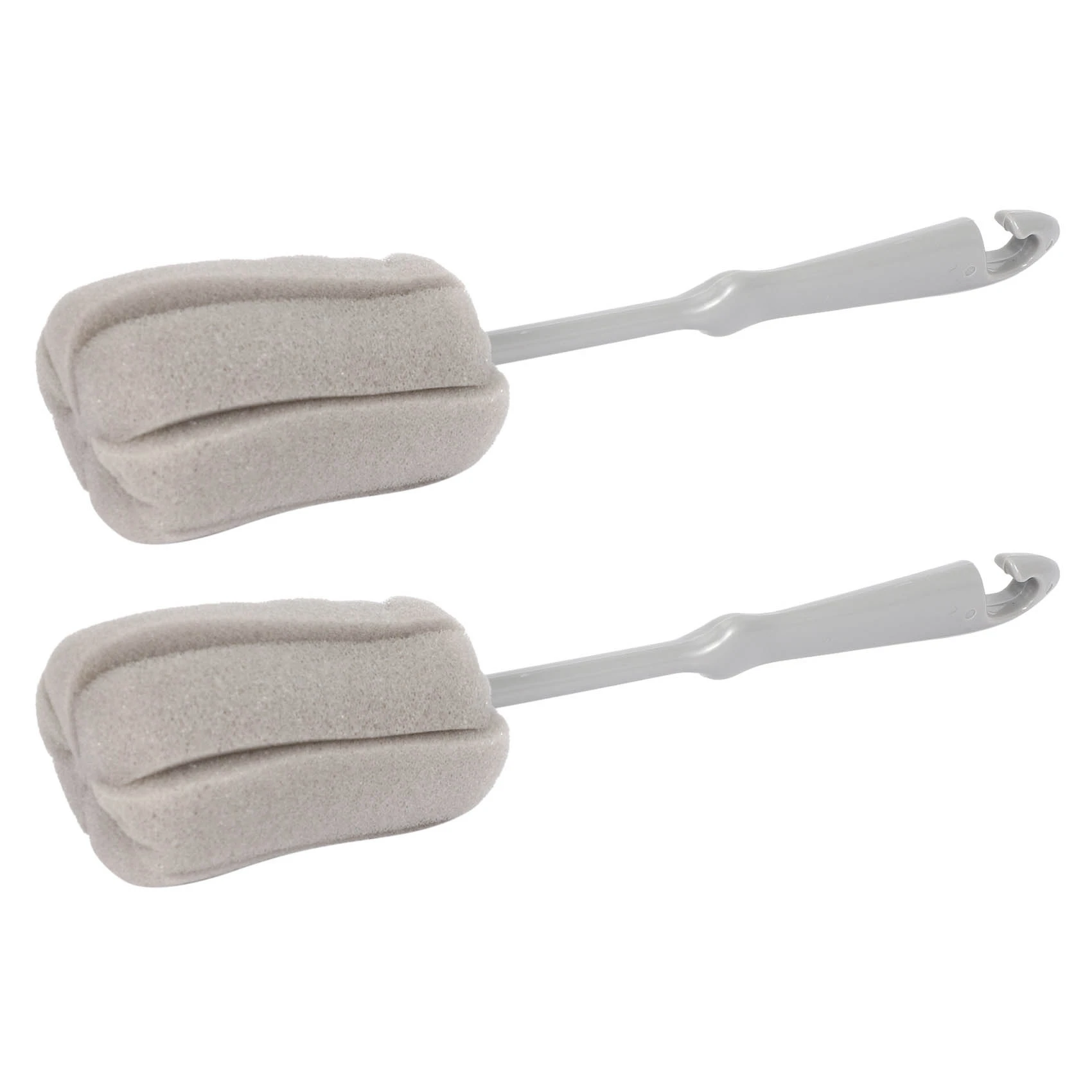 CYGJ-2Pc スポンジブラシ牛乳瓶カップガラス洗浄クリーニングキッチンクリーナーツールカップクリーニングブラシプラスチックショートハンドル