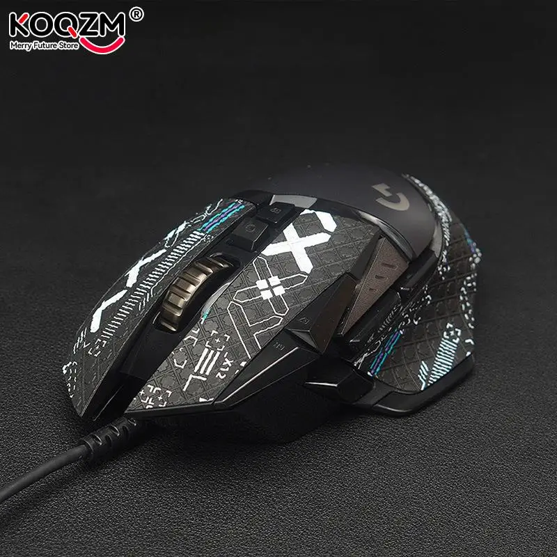 1set DIY Mouse Grip Tape Skate Handmade Sticker Non Slip Skin Suck Sweat For Logitech G502 Accessories Without Mouse