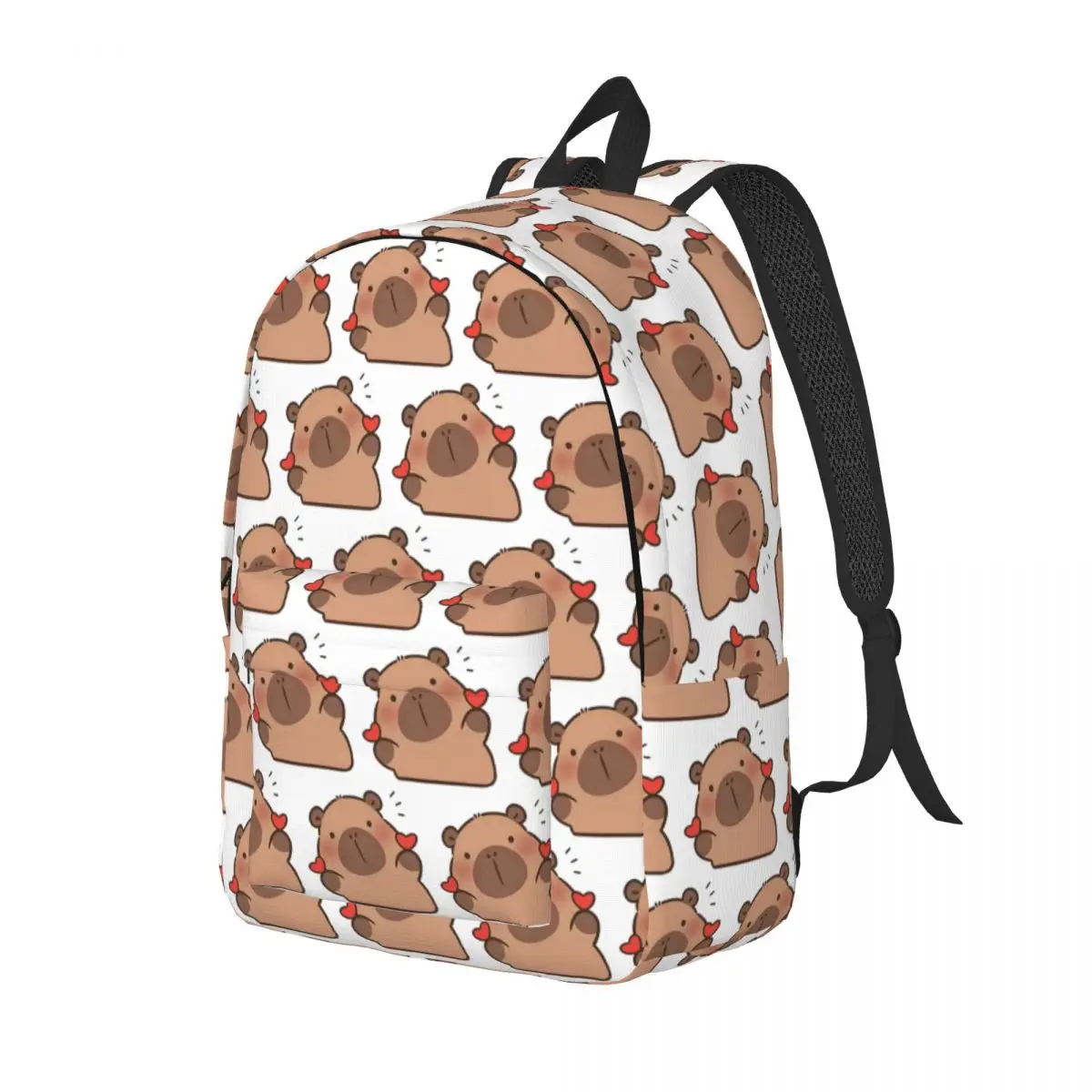 Cute Capybara Be Cappy Backpack Daypack Large Capacity Kids BookBag School Bag Shoulder Bags for Boys Girls