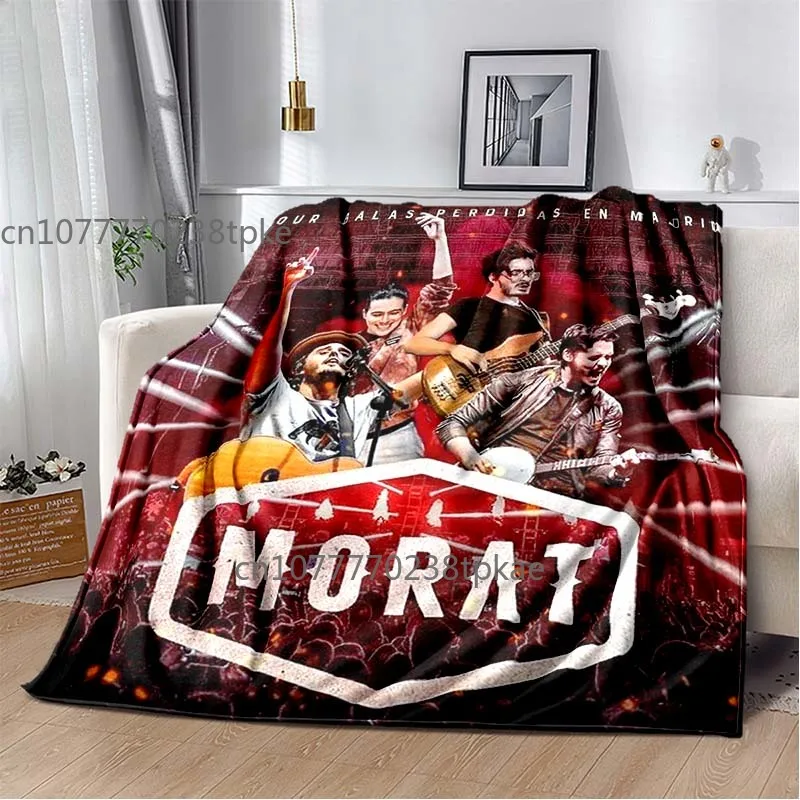 

Colombia MORAT Band Poster Printed Blanket, Throw Blankets,for Sofa Bed Office Car, Brithday Gift