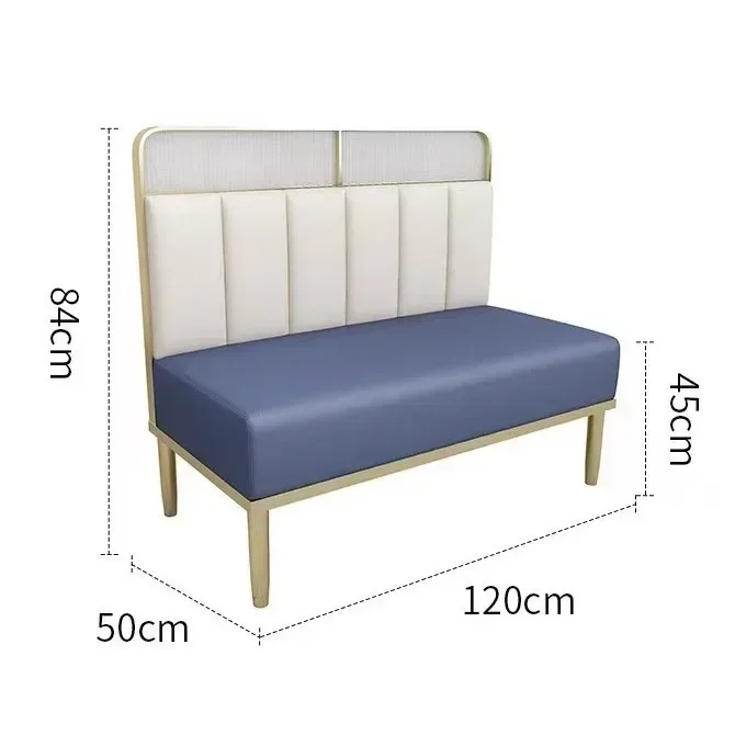 Customized light luxury commercial hot pot restaurant restaurant restaurant table and chair tea house card seat sofa barbecue sh