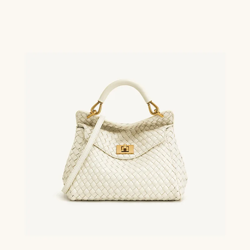 JW PEI Lente & Herfst gesp tas niche mode echt lederen schoudertas crossbody tas gesp high-end veelzijdige dames handtas - afbeelding 1