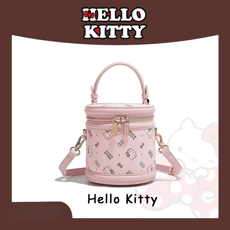 

Hello Kitty New Women's Shoulder Bag Luxury Brand Fashion Trend Women's Mini Handbag Cartoon Pink Original Mini Women's Bag