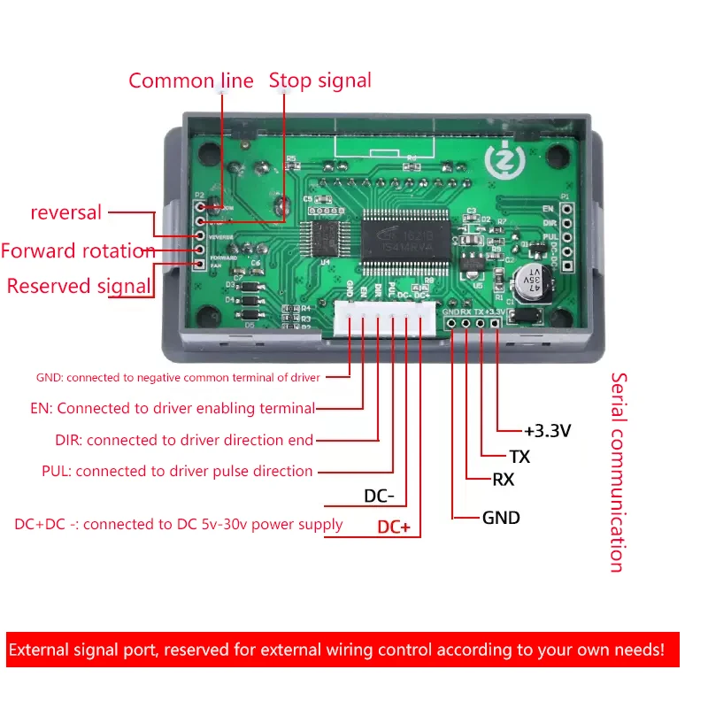 42 Step Motor Controller Automatic Forward And Reverse Rotation Delay Single Axis Pulse Generator Driver Set Programmable 57
