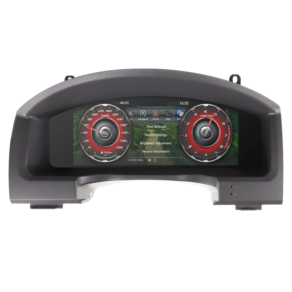 12.3 inch For Prado 150 Toyota Land Cruiser LCD Dashboard Player Digital Cluster Instrument Panel Multifunctional Speedometer