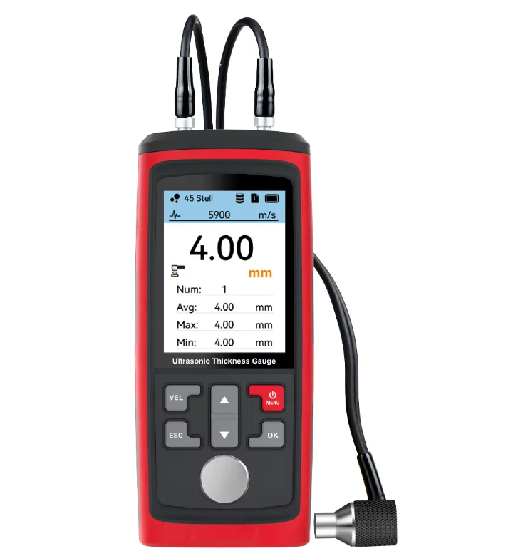 HEDAO GT1201 Portable Ultrasonic Thickness Gauge Measurementrange 1.00-300.0mm(steel) Ultrasonic Thickness Meter