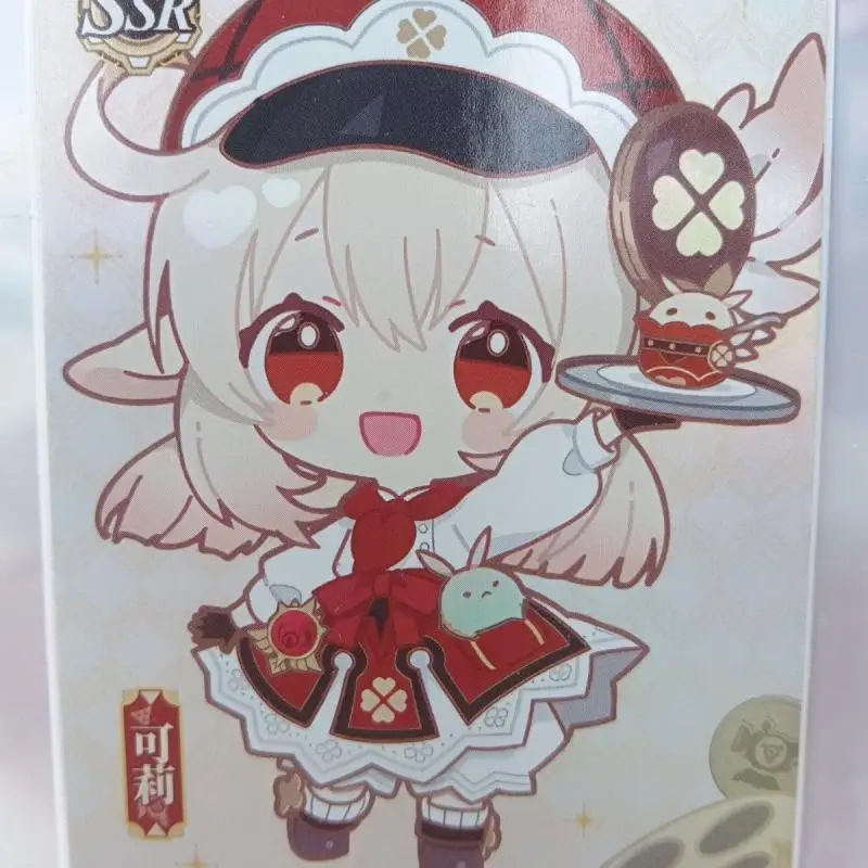 Juega a la historia de la diosa Katang, tarjeta SSR Kamisato Ayaka Kujo Sara Diona Bennett Kujo Sara, colección de juguetes para niños, regalos de cumpleaños y Navidad