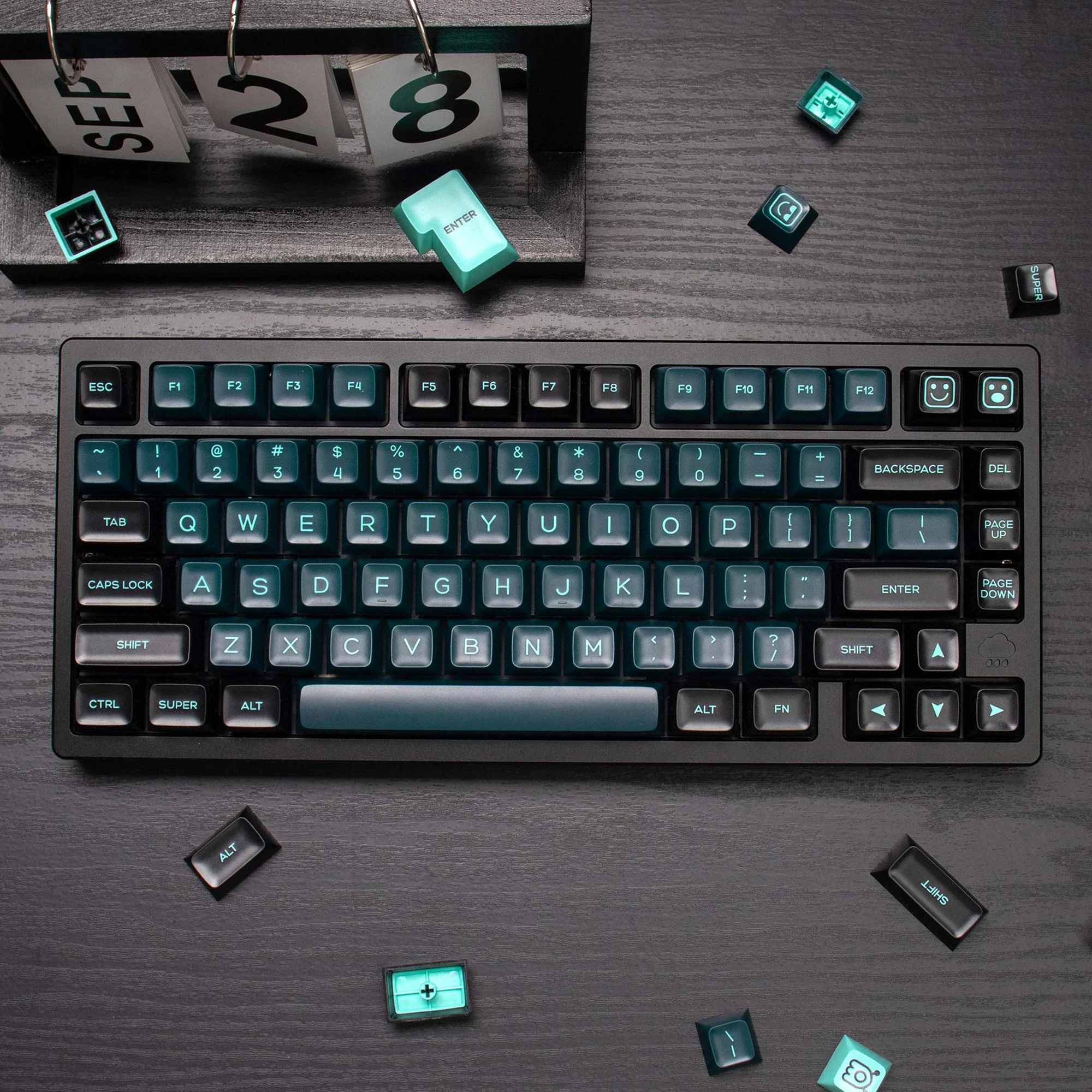 

GMK Monster Keycaps 161 keys SA keycaps Double Shot ABS keycaps For MX Switches Mechanical Keyboard Game ISO Keys