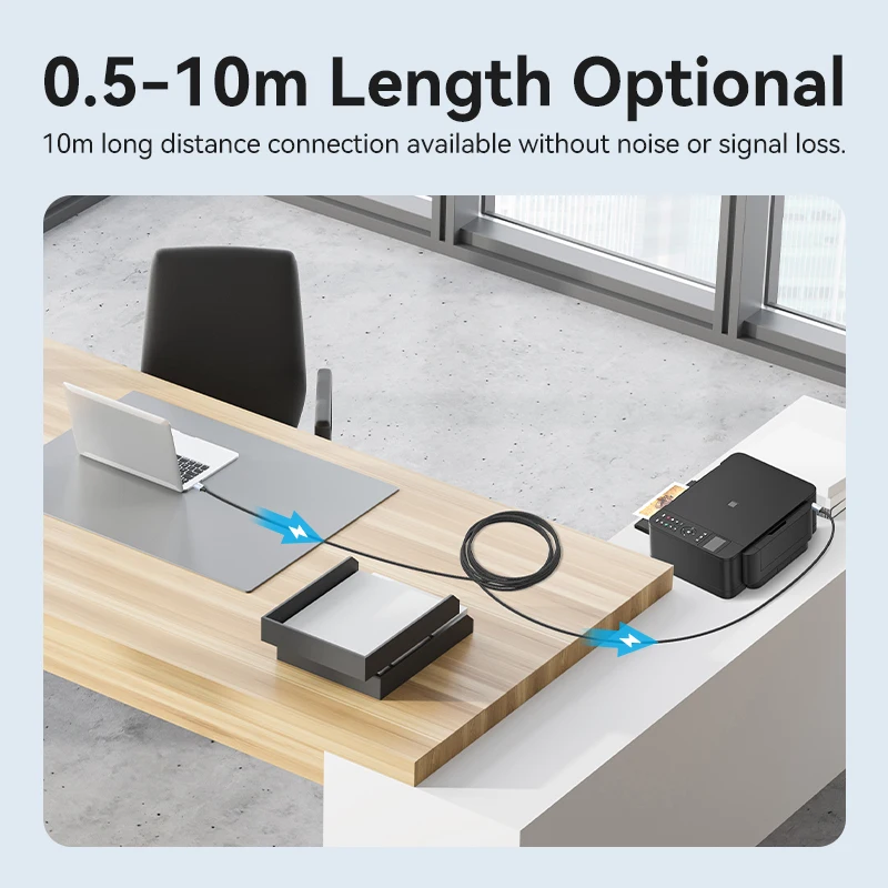 Vention USB Printer Cable USB Type B Male to A Male USB 2.0 Cable for Canon Epson HP ZJiang Label Printer DAC USB Printer