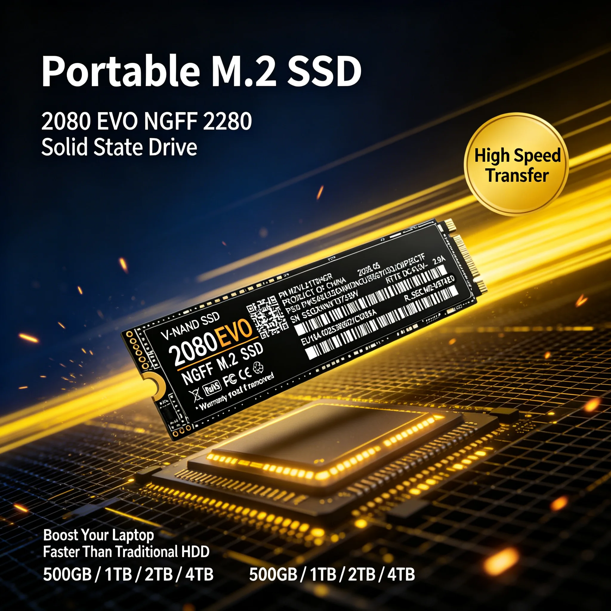 2080 EVO M.2 NGFF Portable SSD - Nvme Ssd recension och pris