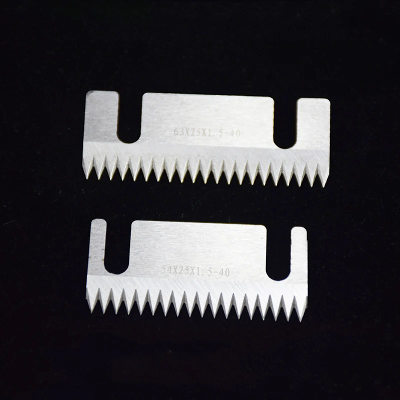 

10PCS New Film Food Sealing Machinery Saw Knife Zigzag Serrated Blade for Sealing Packing Machine Packaging Machinery