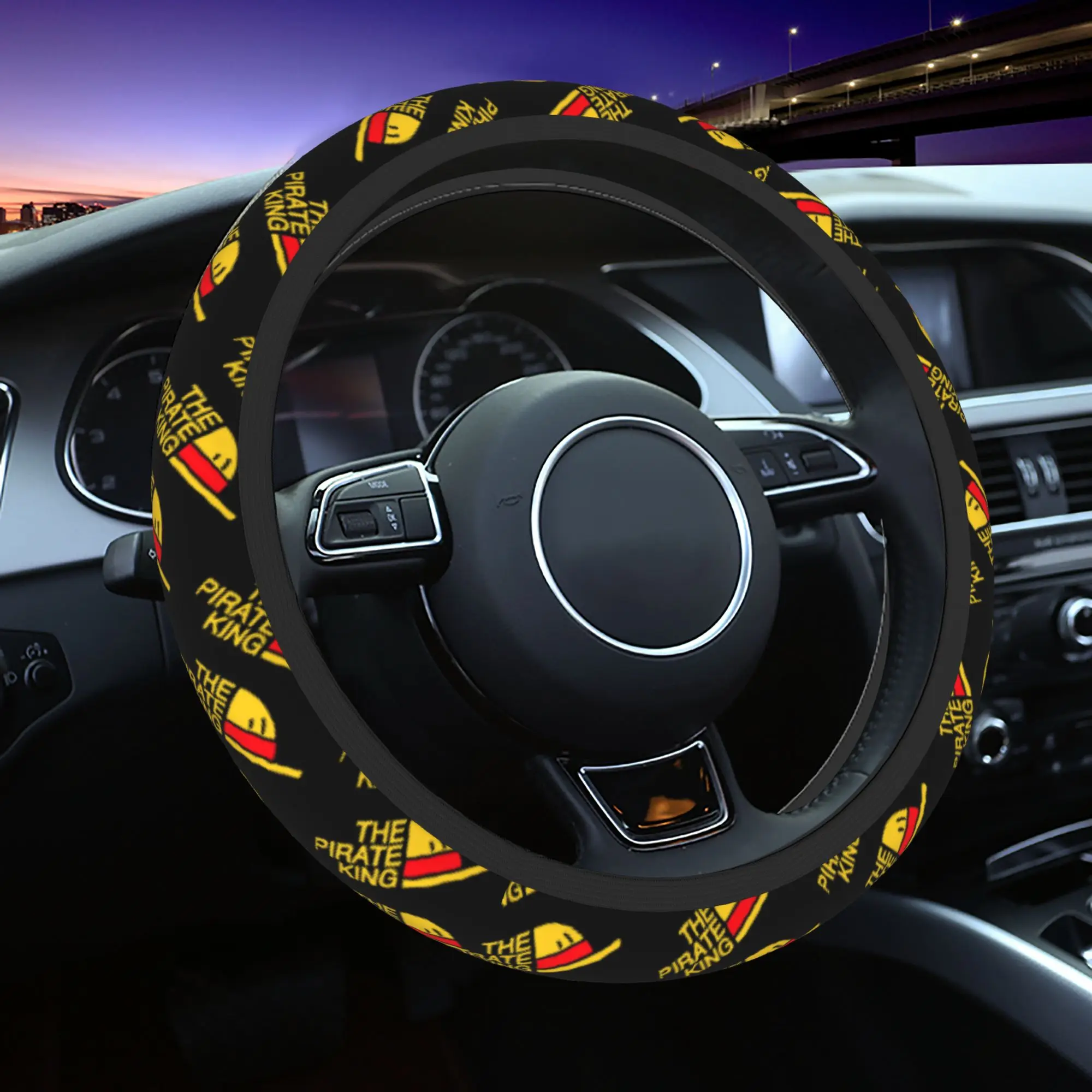 The Pirate King One Piece Car Steering Wheel Cover 38cm Anti