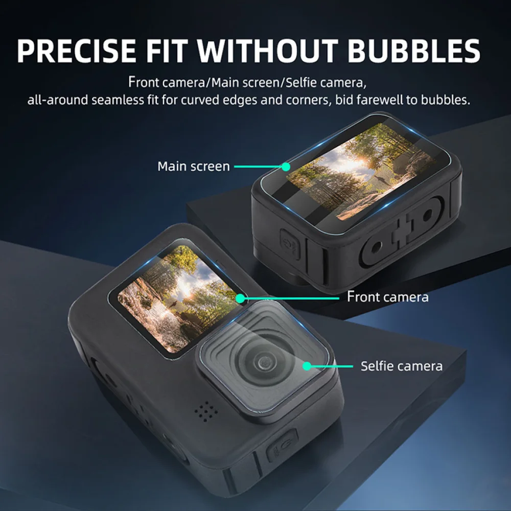 1 комплект Пленки для улучшения экрана PET AR для спортивной камеры 9/10/11, пленка HD, защитная пленка, аксессуары