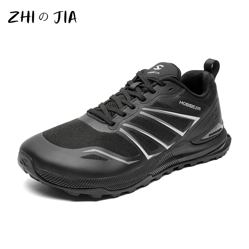 Men's Mesh Casual Sneaker Spring Autumn Outdoor Mountaineering Travel Hiking Shoes Fashion Anti Slip Durable Running Footwear