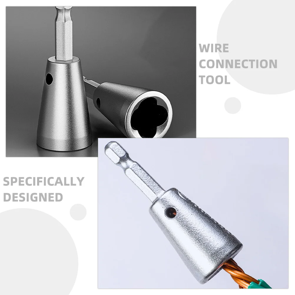 

3Pcs Wire Twisting Tool Automatic Wire Connector for Electrician Attach to Power Drill Cable Connector Tool Cable Twisting