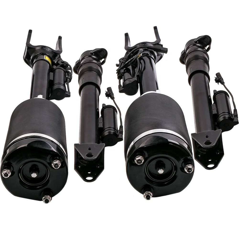 2x Front + 2x Rear Air Suspension + Air Shock Absorber 1643204413 For  GL X164 & M W164 ADS Kit