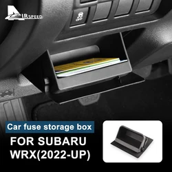 ABS Storage For Subaru WRX 2022 2023 2024 Car Fuse Tray Holder Card Coin Box Organizer Interior RHD LHD Accessories