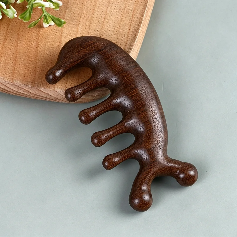 مشط تدليك من خشب الصندل لفروة - مراجعة Detangling Wide Comb وسعره