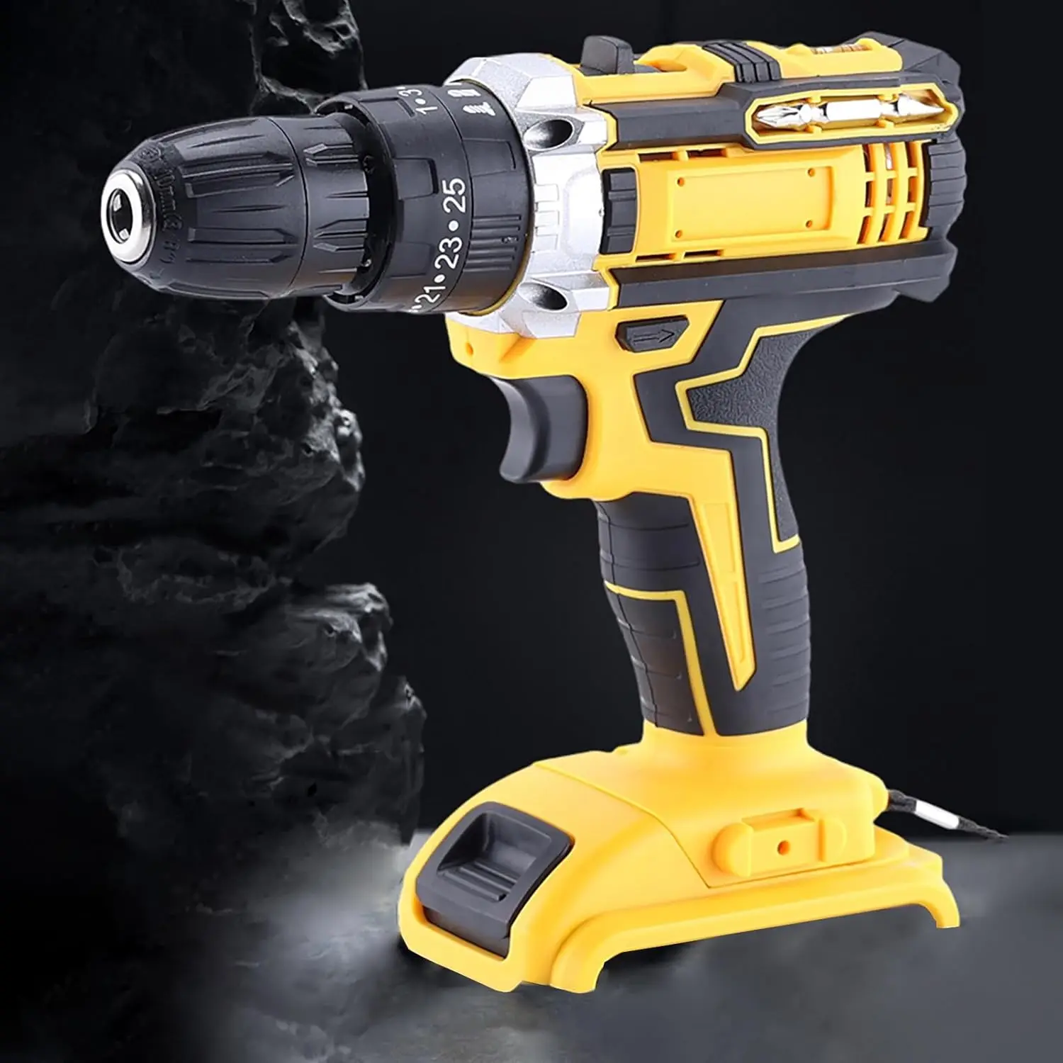 

Brushless Electric Hammer Drill Rechargeable Cordless Rotatable Hammer Drilling Chiseling Lithium Batteries Electric Hammer