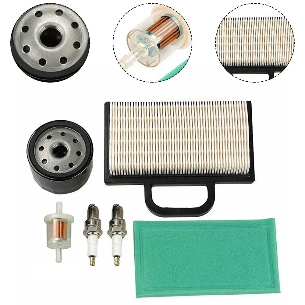

Fuel & Air Filter Set for Intek V Twin Lawn Mower Engines Compatible with OEM Part Numbers 499486 273638 795890