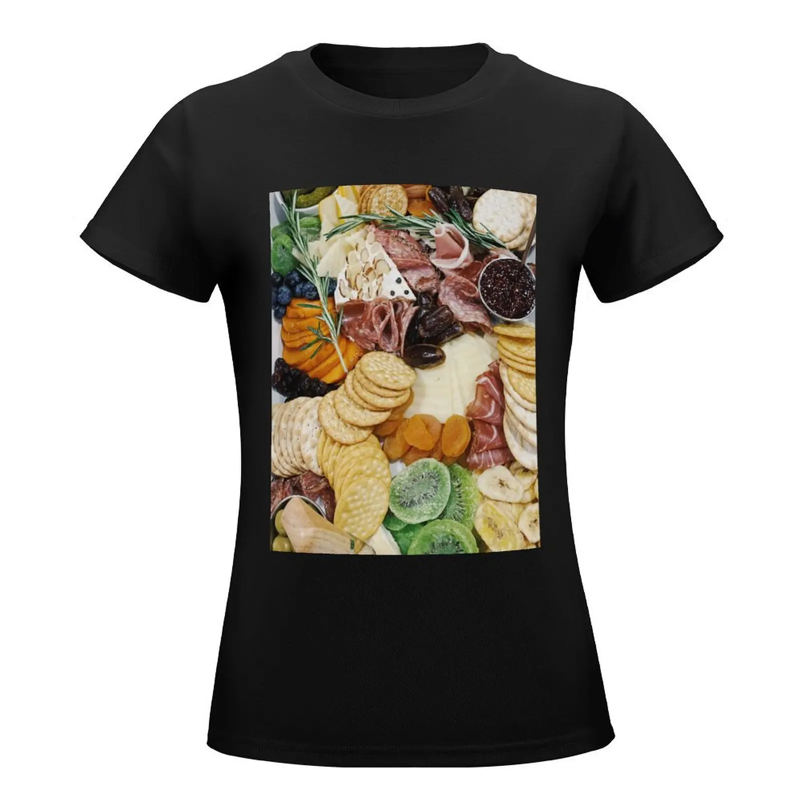 Cheese Board T-Shirt kawaii clothes cute clothes western t-shirt dress for Women