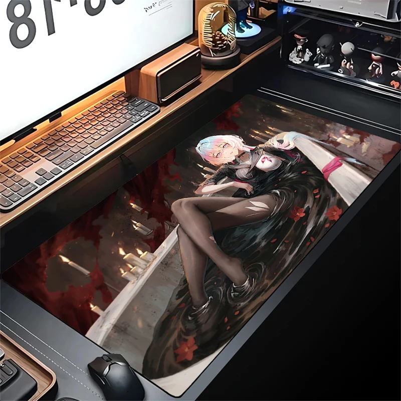 Sexy Cute Anime Girl Mouse Pad Nsfw Big Boobs Mousepad Gamer Large Gaming Mouse Mat XXL Computer Desk Mat HD Print Keyboard Pad