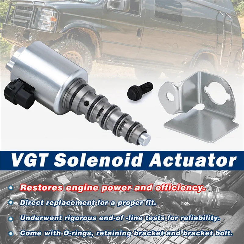 Turbo Charger Actuator VGT Solenoid Actuator Valve for Ford Chevrolet GMC 6.0L 6.6L 7.8L Powerstroke 3C3Z-6F089-AA