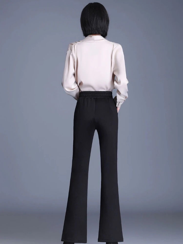 女性のズボン流体 Y2k ストリートスラックス原宿トレンド 2025 Xxl ヴィンテージクラシック韓国ファッション G カジュアル女性のパンツフレア