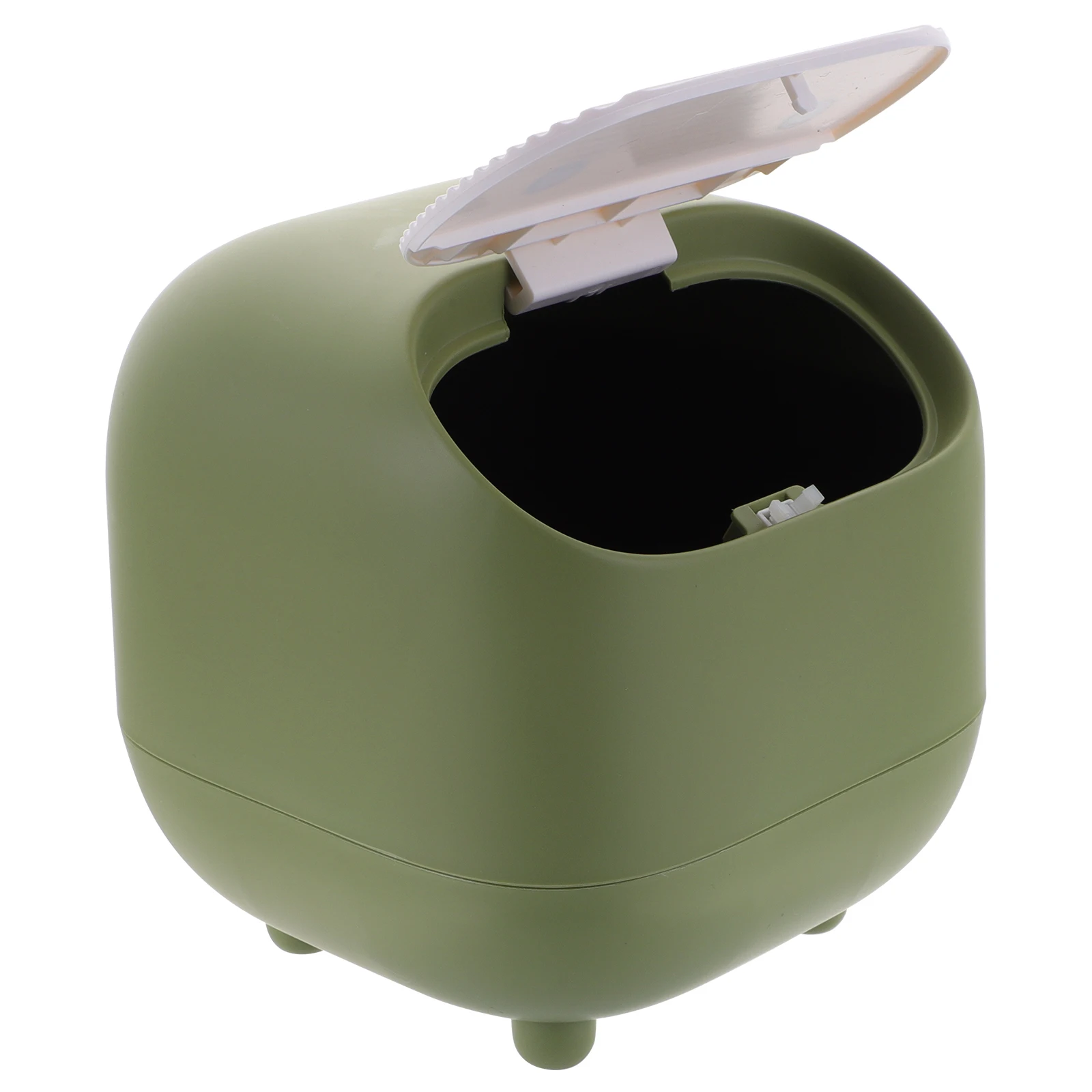 

Pressing Trash Bin Bedside Garbage Can Smooth Durable Design For Home Office Bedroom Bathroom Small Wastebasket Reusable Easy