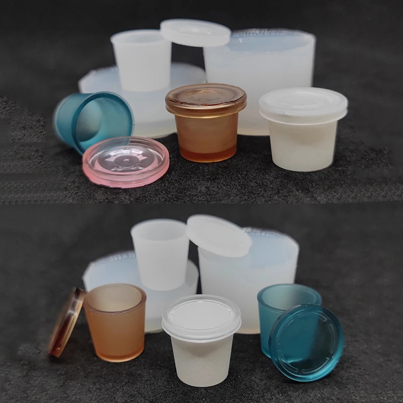 1 مجموعة دمية مصغرة الغذاء اللعب الوجبات الجاهزة علبة التعبئة والتغليف قالب من السيليكون الأشعة فوق البنفسجية الايبوكسي دوران قالب ملحق لعبة #3