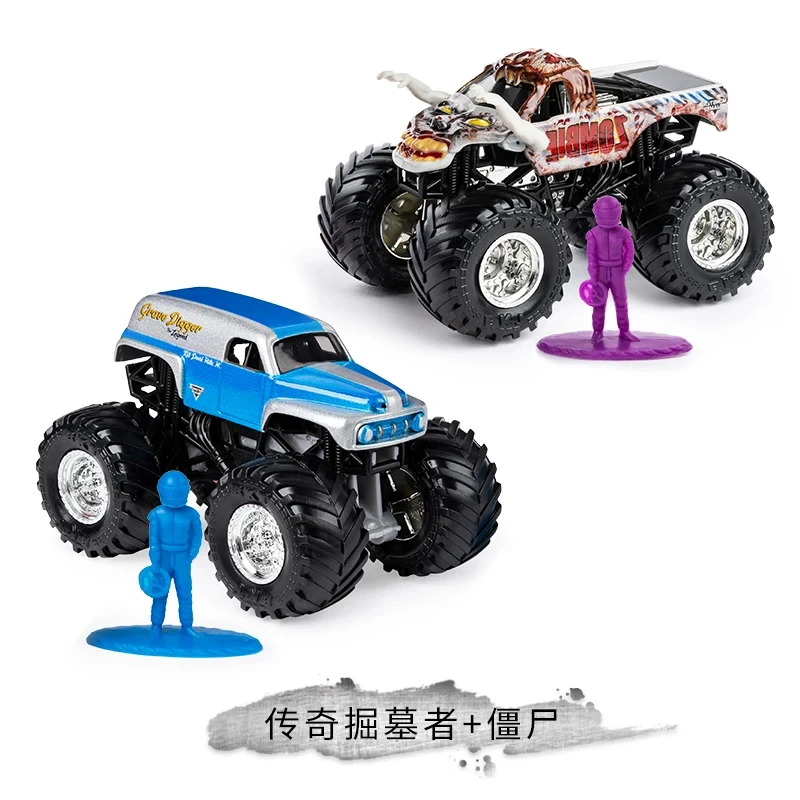 Originele Monster Jam Monster Truck Speelgoed Auto Kinderen Speelgoed Verzamelaar Metalen Diecast Model Auto Jongens Miniatuur Voertuig Speelgoed Voor Jongens