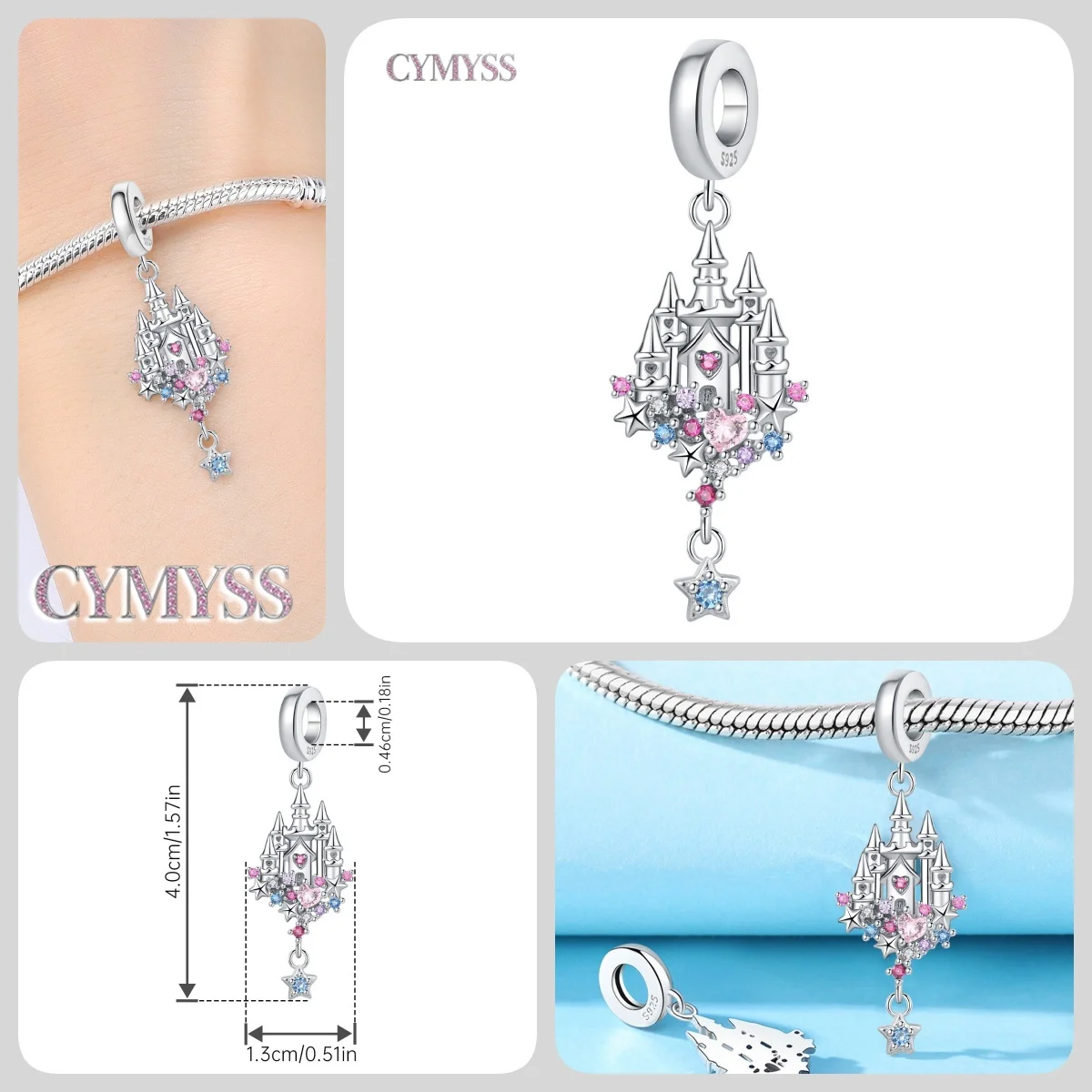 925 Sterling Silber Märchen Der Nussknacker Prinz Prinzessin Charms Perlen Passend für Armbänder Halsketten DIY Valentinstag Geschenke 2026 – Detail 18