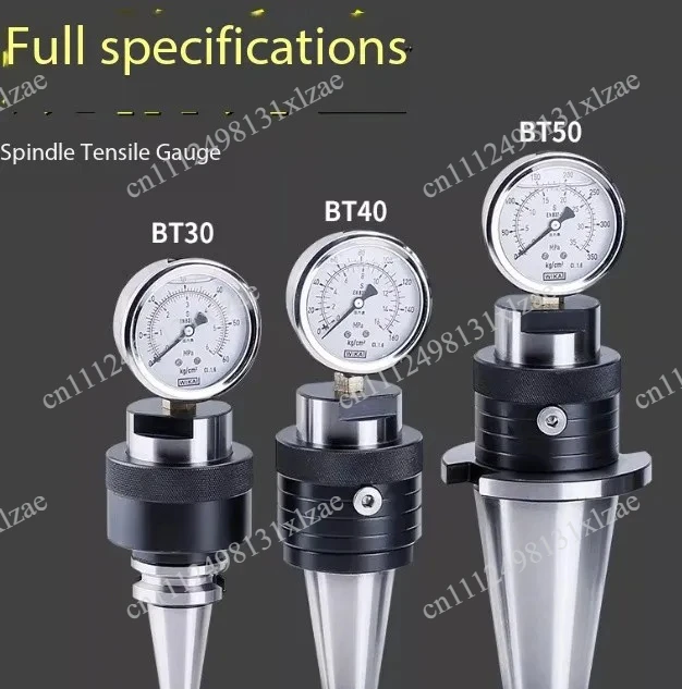 Hydraulic Spindle Tension Tester 20CrMnTi - BT30 BT40 BT50 Dynamometer Gauge for Tool Holder Testing