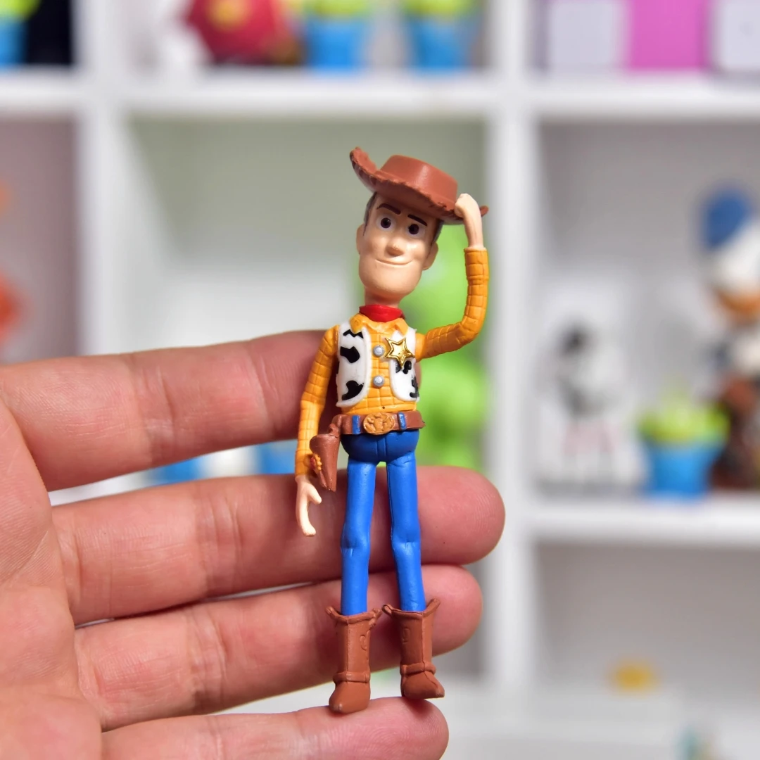 Disney Toy Story 4 Woody Buzz Lighty Forky Rex Action Figures Collection Mini Dolls Kids Toys Model for Children Gift