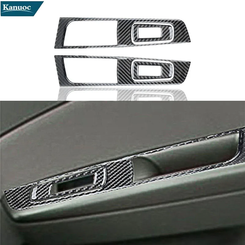 

Rear Window Lift Control For Subaru Forester 2009 2010 2012 2013 Carbon Fiber Stickers Car Interior Decorative Accessories