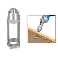 Square Hole Drill Bit Adapter Attachment Cast Aluminum Quickly Install or Disassemble Mortise Tool for Hand Electric Drill