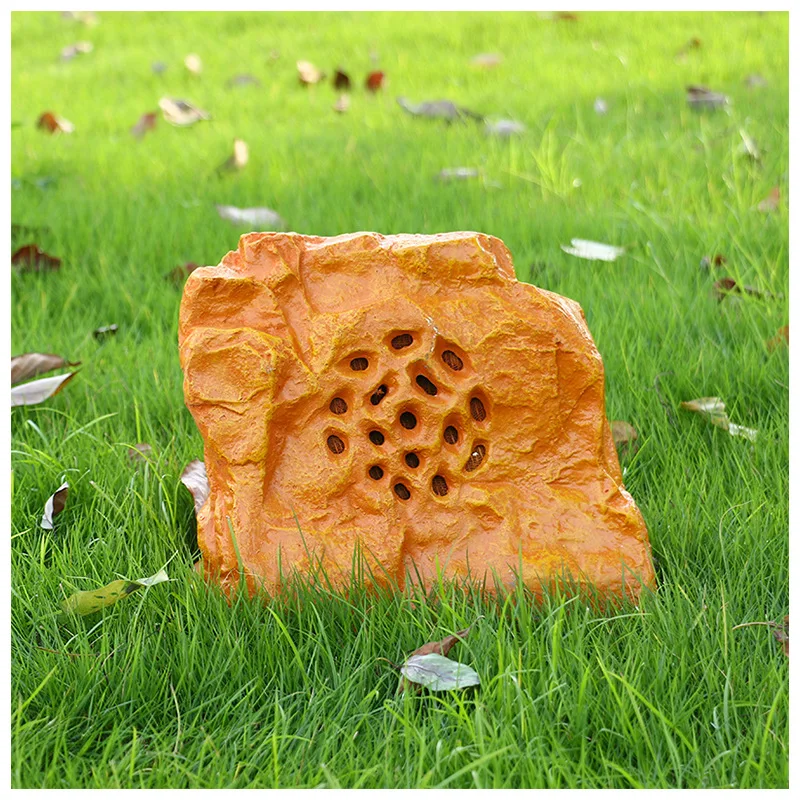 Outdoor Resin Lawn Speakers Imitation Stone Villas Gardens And Other Outdoor Rockery Small Yellowstone Speakers