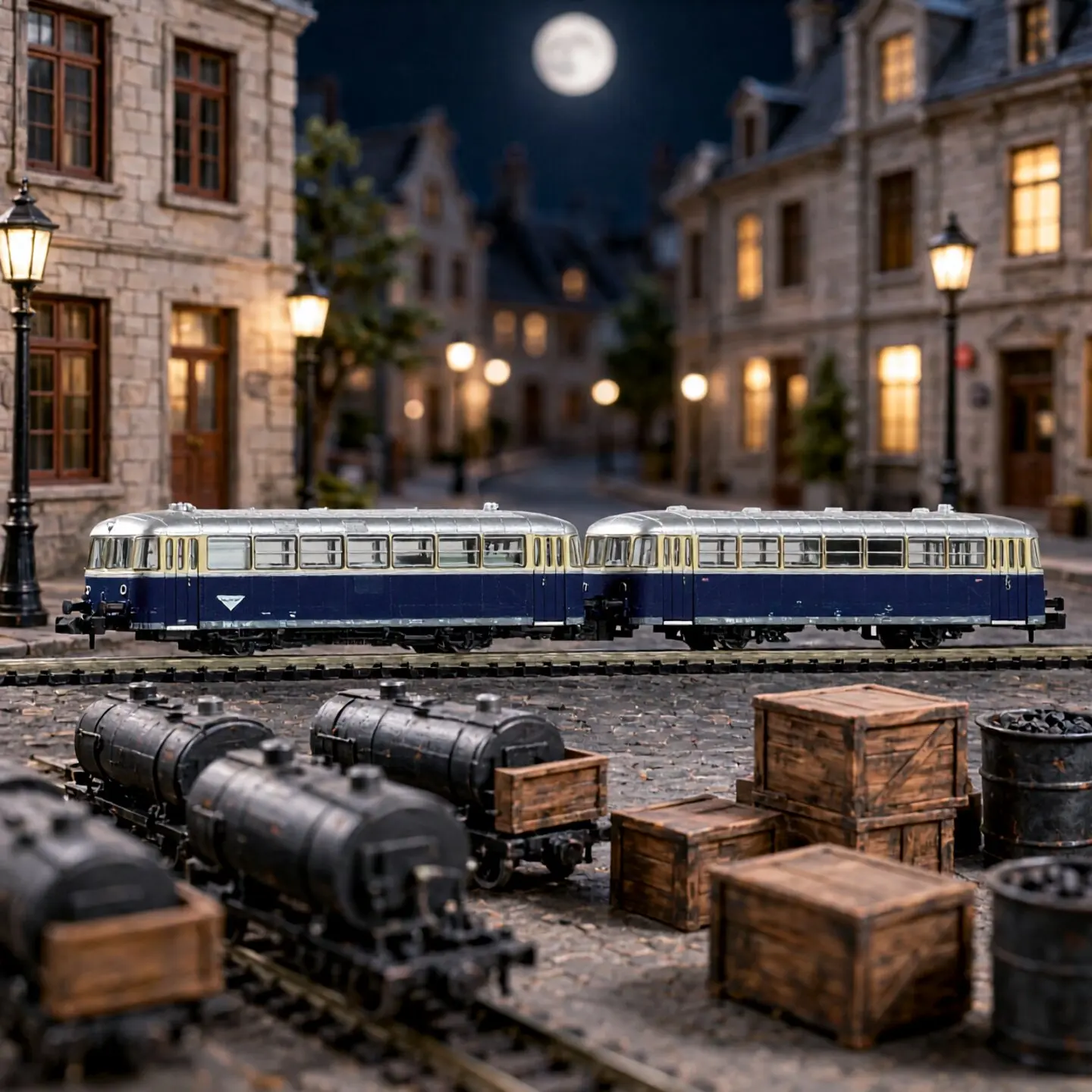 PIKO N Type 1/160 Train Model Railbus 40256 5081 Railway Bus OBB Fourth Generation DC Simulation Version Adult Toy