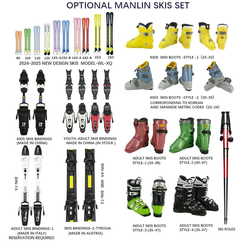 Sci da snowboard in più colori per bambini e adulti Garanzia di qualità per sport invernali