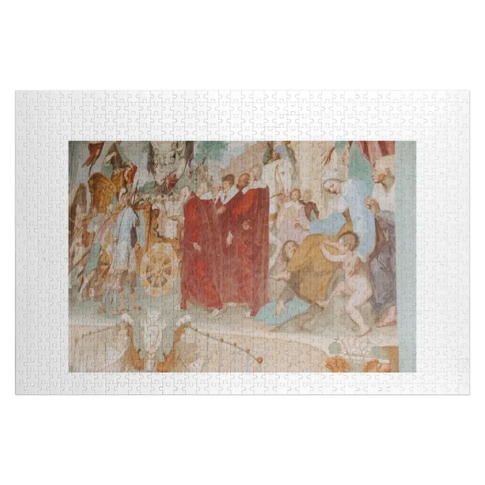 

Tutti Le Medici - Fresco Art Jigsaw Puzzle Персонализированное имя на заказ с фото Игрушки для малышей Пазл