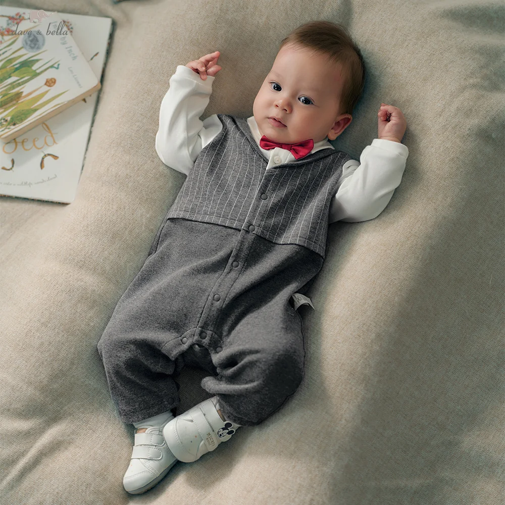 Dave Bella Newborns Romper Autumn Clothes One-pieces Things For Babies Bodysuit Gentle Boys Children's Jumpsuit Formal DB3253834