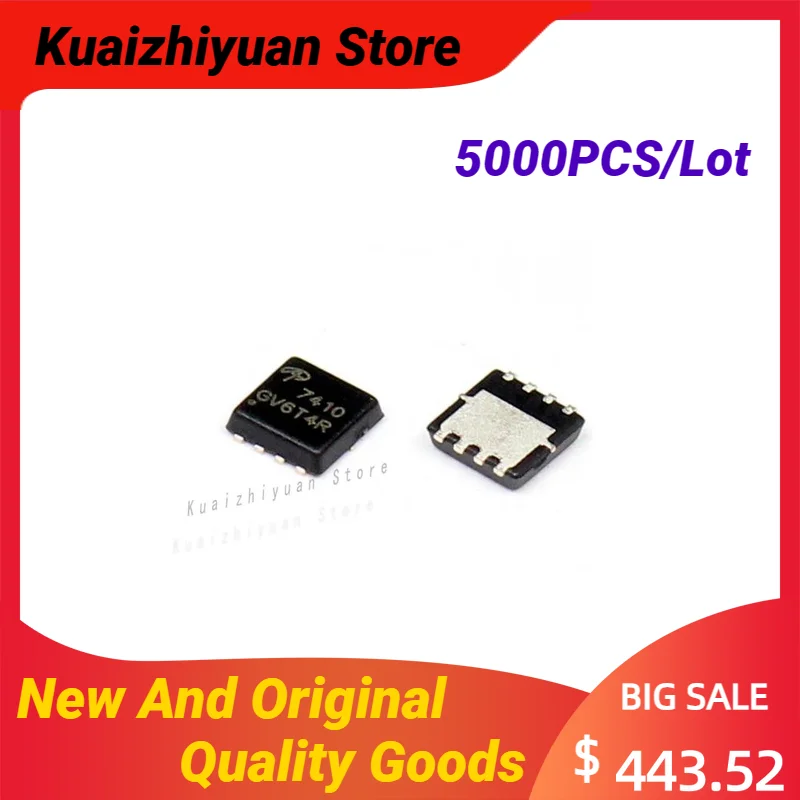 

5000PCS/Lot New And Original AON7410 AO7410 7410 QFN-8 MOSFET N-CH 30V 9.5A 8DFN Quality Goods