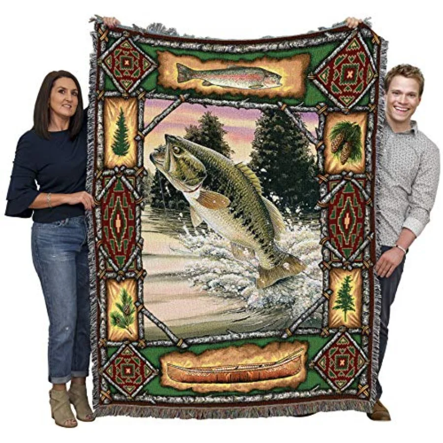 

Плед BaLodge от Terry Dough - Life Cabin Gift, тканый из хлопка - Сделано в Китае, артикул 724