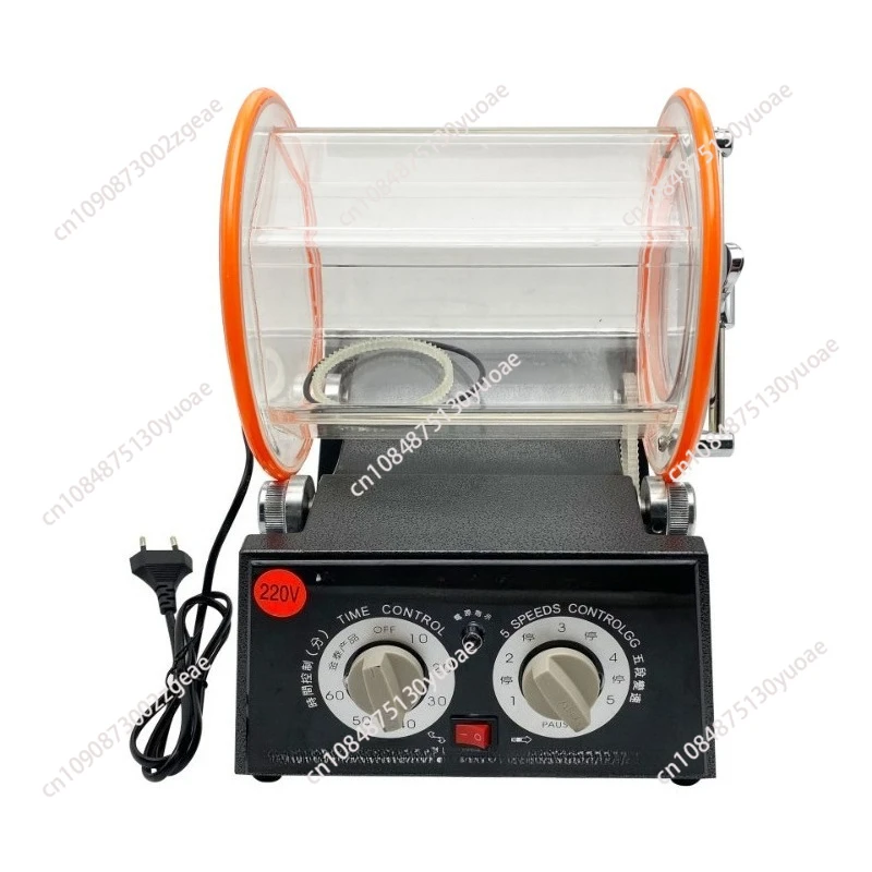 

Roller polishing machine, gold and silver jewelry, jewelry polishing, cleaning, rotating medium-sized drum machine